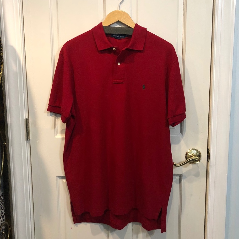 Men's Large Red Ralph Lauren Polo Shirt